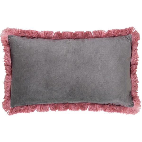 Cushion Alexandra House Living Grey Pink Textile 50 x 30 cm Discount