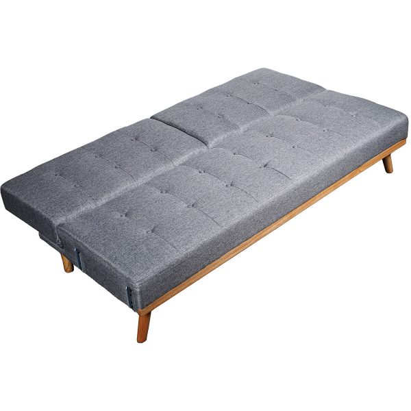 Sofabed Alexandra House Living Grey 216 x 81 x 87 cm For Cheap