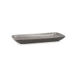 Serving Platter Ariane Oxide Ceramic Grey (28 x 14 cm) (6 Units) Online now