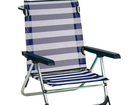 Beach Chair Alco 1 Aluminium Multi-position Foldable 79,5 x 59,5 x 56 cm (79,5 x 59,5 x 56 cm) Online