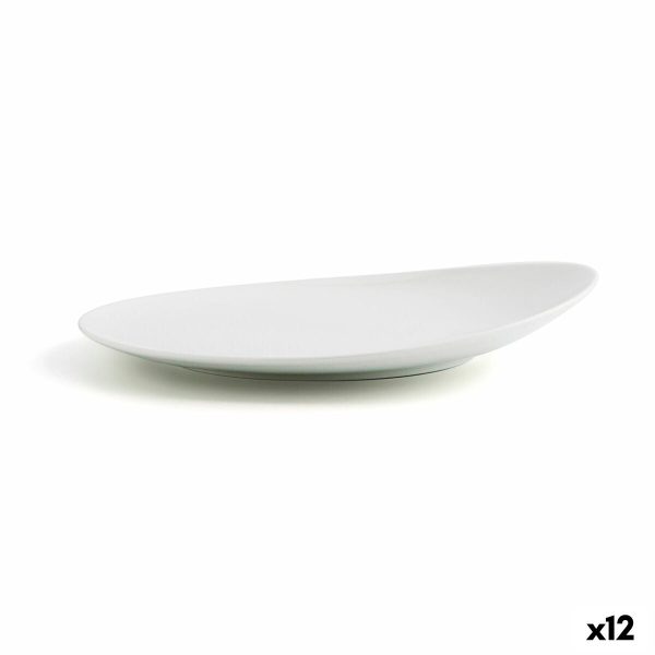 Flat plate Ariane Vital Coupe Ceramic White Ø 27 cm (12 Units) Online