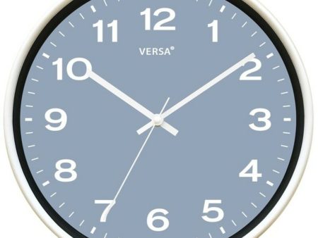 Wall Clock Versa Plastic (4,3 x 30,5 x 30,5 cm) For Discount