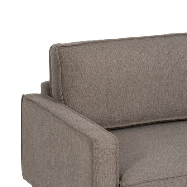 3-Seater Sofa Taupe 213 x 87 x 90 cm For Cheap