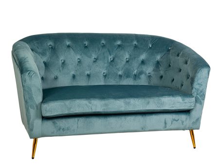 Sofa Romimex Blue 146 x 84 x 75 cm Sale