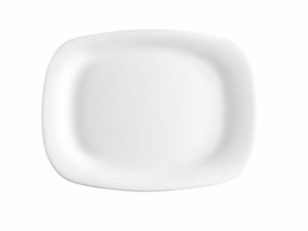 Serving Platter Bormioli Rocco Parma Rectangular White Glass (18 x 21 cm) (24 Units) For Cheap