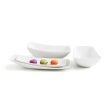 Bowl Ariane Vital Rectangular Ceramic White (24 cm) (6 Units) Hot on Sale