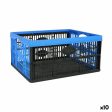 Folding Box with Handles Tontarelli Voilà Blue 47,5 x 35 x 23,6 cm (10 Units) Cheap