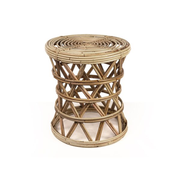 Side table Romimex Natural Rattan 35 x 40 x 35 cm Online Hot Sale