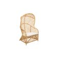 Armchair Romimex Natural 83 x 152 x 78 cm Cheap