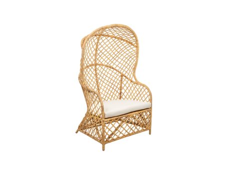 Armchair Romimex Natural 83 x 152 x 78 cm Cheap