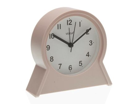 Alarm Clock Versa Franki Pink Plastic 4,4 x 14,5 x 13,7 cm For Sale