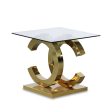 Side table Alexandra House Living Crystal 55 x 55 x 50 cm Cheap