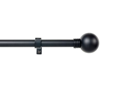 Curtain Bar Stor Planet Cintacor Sphere 160-300 cm Black Metal Sale