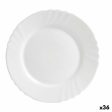 Flat Plate Bormioli 6181501 25 x 25 x 2,2 cm (36 Units) For Sale