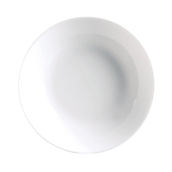 Deep Plate Luminarc Diwali 20 cm White Glass (24 Units) on Sale