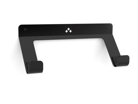 Wall Bracket Rei 8076 Black Steel Matt Skateboard 13 x 24 x 32 cm For Sale