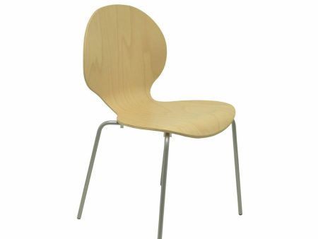 Reception Chair Peñas P&C 4321M Brown Light brown (4 uds) Cheap