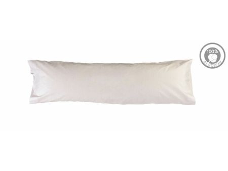 Pillowcase Hosteline IRIS White King size 144 Threads 45 x 85 cm (2 Units) Online Hot Sale