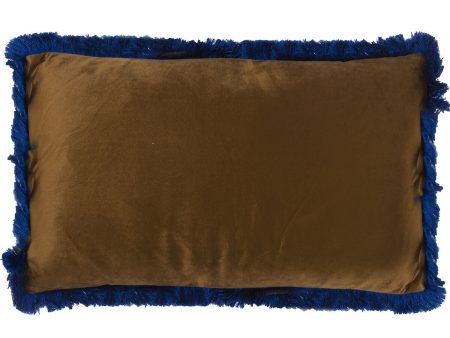 Cushion Alexandra House Living Blue Golden Textile 50 x 30 cm Hot on Sale