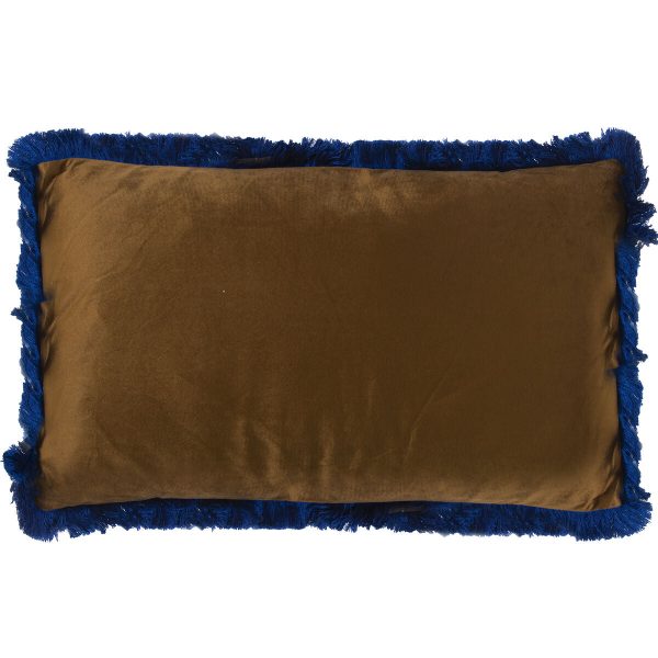 Cushion Alexandra House Living Blue Golden Textile 50 x 30 cm Hot on Sale