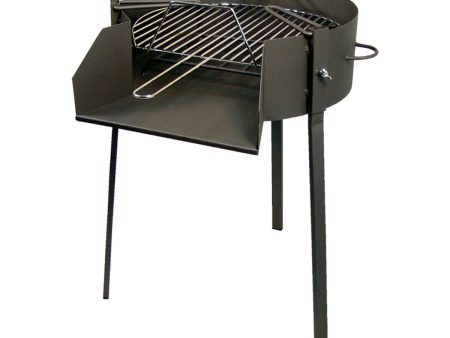 Charcoal Barbecue with Stand Imex el Zorro Grill Circular Black (Ø 60 x 75 cm) Online Hot Sale