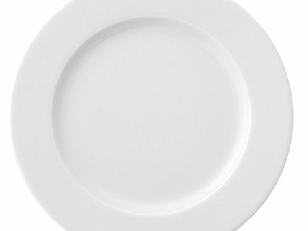 Flat Plate Ariane Prime White Ceramic Ø 17 cm (12 Units) Sale