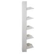 Shoe Rack Alexandra House Living White 50 x 170 x 15 cm 5 drawers For Cheap