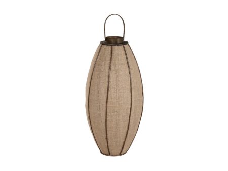 Candleholder Home ESPRIT Natural Jute Bamboo 40 x 40 x 80 cm For Cheap