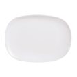 Serving Platter Luminarc Sweet Line Rectangular White Glass 35 x 24 cm (6 Units) Discount