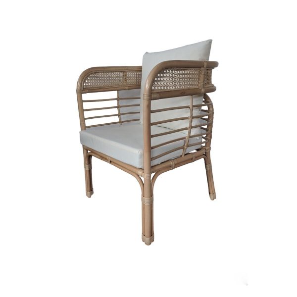 Armchair Romimex Natural 60 x 80 x 55 cm For Cheap