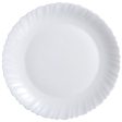 Serving Platter Luminarc Feston White Glass (Ø 30 cm) (6 Units) Hot on Sale