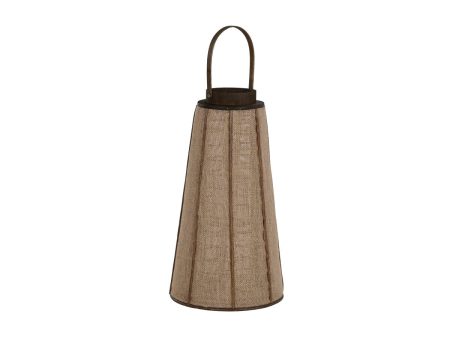 Candleholder Home ESPRIT Natural Jute Bamboo 30,5 x 30,5 x 56,5 cm For Cheap