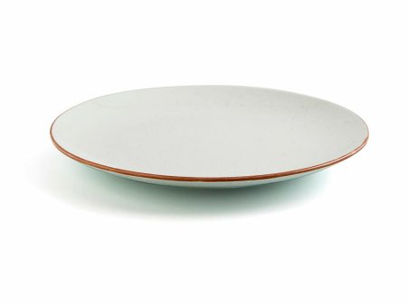 Flat plate Ariane Terra Ceramic Beige (Ø 31 cm) (6 Units) For Sale