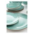 Dinnerware Set Quid Montreal Ceramic Turquoise Stoneware 18 Pieces Fashion