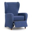 Armchair slipcovers Eysa JAZ Blue 90 x 120 x 85 cm Sale