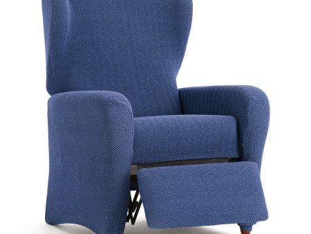 Armchair slipcovers Eysa JAZ Blue 90 x 120 x 85 cm Sale