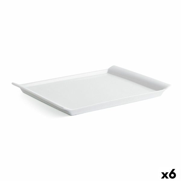 Serving Platter Quid Gastro Fresh Ceramic White (31 x 23 cm) (6 Units) Fashion