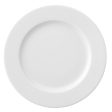 Flat Plate Ariane Prime White Ceramic Ø 17 cm (12 Units) Sale