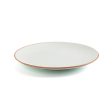 Flat plate Ariane Terra Ceramic Beige (24 cm) (6 Units) Discount