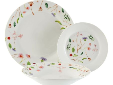 Dinnerware Set Versa Sansa Porcelain 18 Pieces Online now