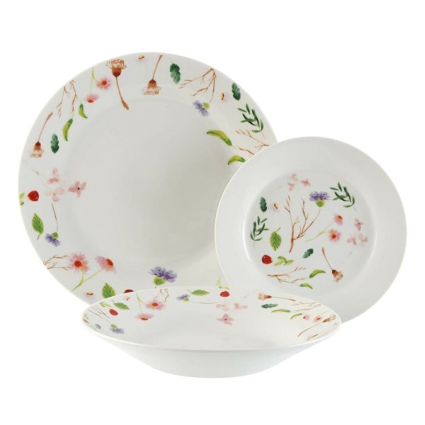 Dinnerware Set Versa Sansa Porcelain 18 Pieces Online now