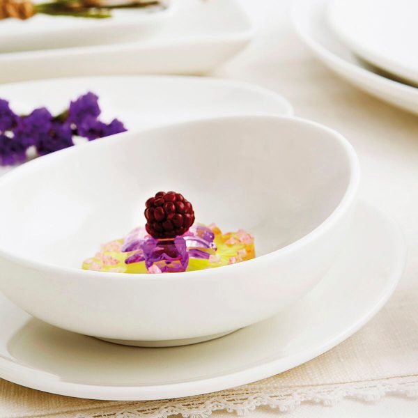 Flat plate Ariane Vital Coupe Ceramic White (Ø 18 cm) (12 Units) Online now