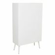 Shoe cupboard Alexandra House Living White 32 x 120 x 70 cm Grille Online Hot Sale