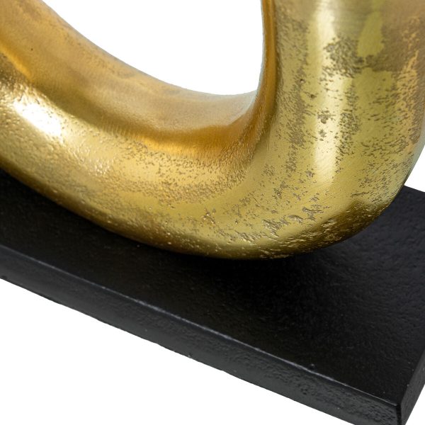 Candle Holder Alexandra House Living Golden Aluminium 21 x 20 x 8 cm Online Sale