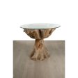 Side table Romimex Natural 80 x 75 x 80 cm Supply