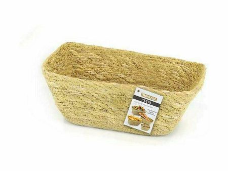 Multi-purpose basket Privilege Seagrass Rectangular 11 x 6,5 x 7 cm (24 Units) For Sale