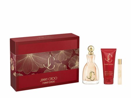 Women s Perfume Set Jimmy Choo I WANT CHOO EDP 3 Pieces For Sale