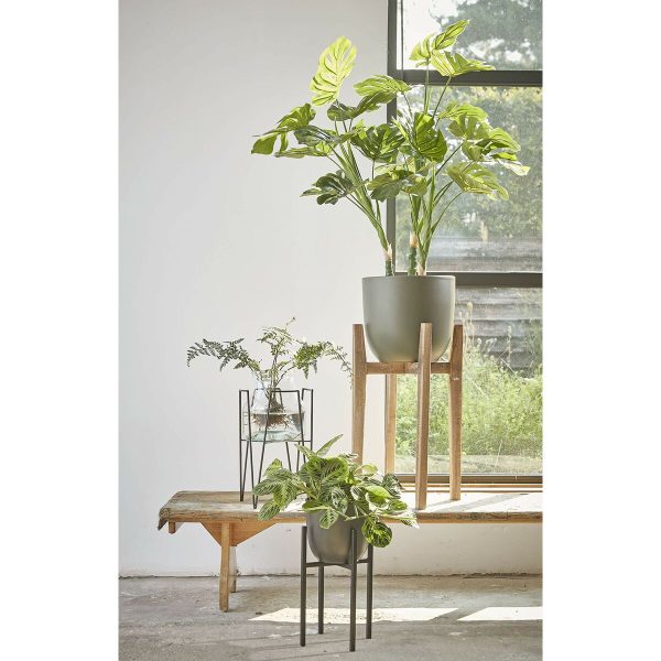 Flower Pot Stand Mica Decorations Ascot Wood 60 x 38 x 38 cm on Sale