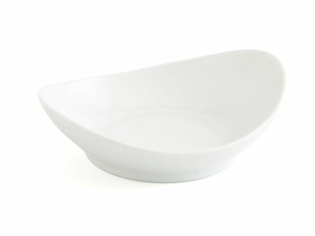 Snack tray Quid Gastro Fun White Ceramic 14 x 11 cm (12 Units) For Discount