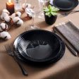 Dessert dish Luminarc Cottage Black Glass 19 cm (24 Units) Sale